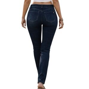 Democracy 10 Ab-solution Dark Wash Denim Jeans Flattering